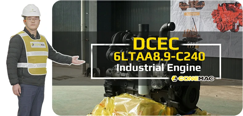 DCEC 6LTAA8.9-C240 Industrial Engine Introduction Video