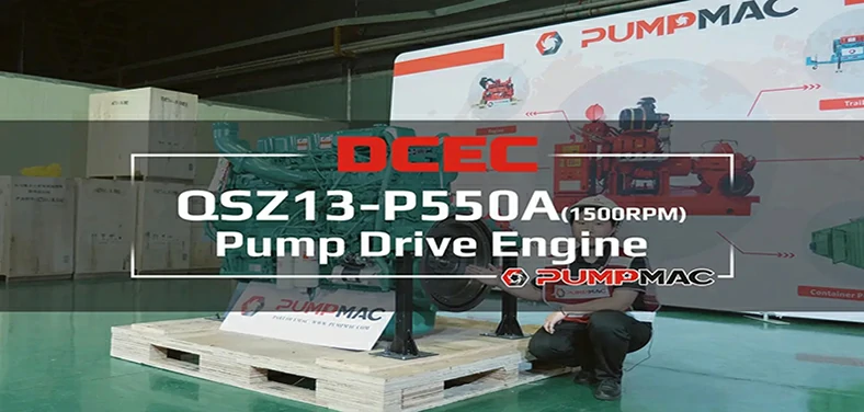  QSZ13 P550A pump drive video