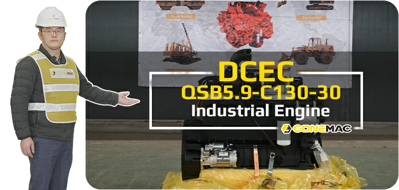 DCEC QSB5.9-C130-30 Industrial Engine Introduction Video