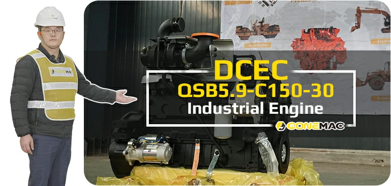 DCEC QSB5.9-C150-30 Industrial Engine Introduction Video
