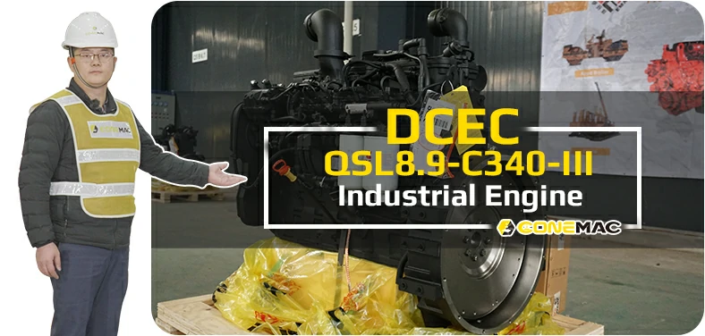 DCEC QSL8.9-C340-III Industrial Engine Introduction Video