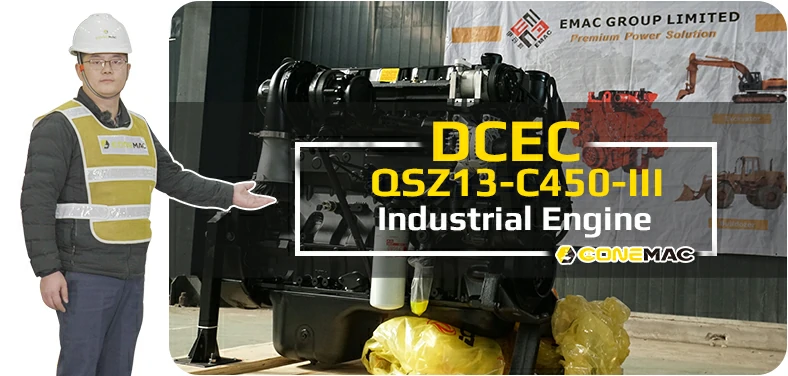 DCEC QSZ13-C450-III Industrial Engine Introduction Video