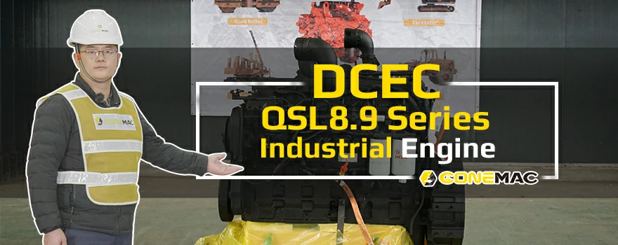DCEC QSL8.9 Series Industrial Engine Introduction Video